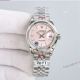 Clean Factory Rolex Lady Datejust 28 White Gold Purple Roman Face Diamond Bezel (4)_th.jpg